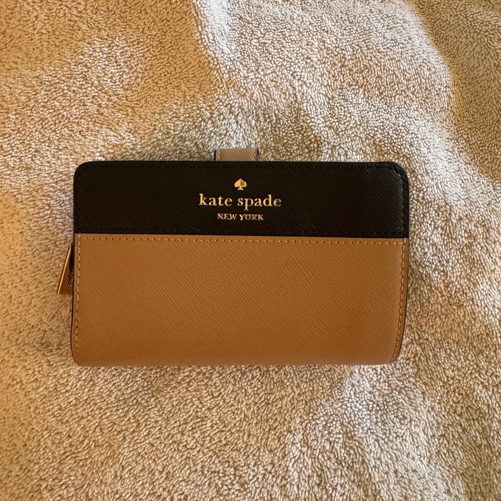 Kate Spade Black and Brown Wallet